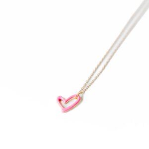 Je Taime Necklace - PINK